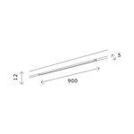 Светильник трековый SUPER5 LED 1х15W