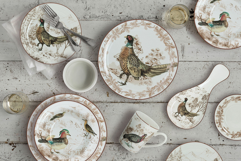 Тарелка 22см Imari Охота