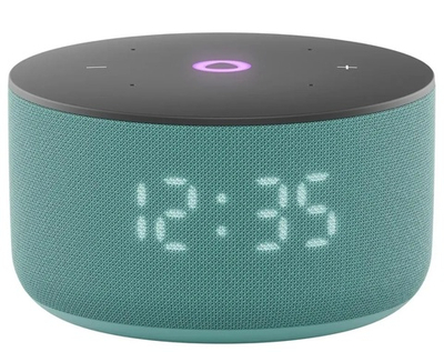 Умная колонка Яндекс Станция Мини 3 с часами, Бирюзовый (YNDX-00027TRQ)