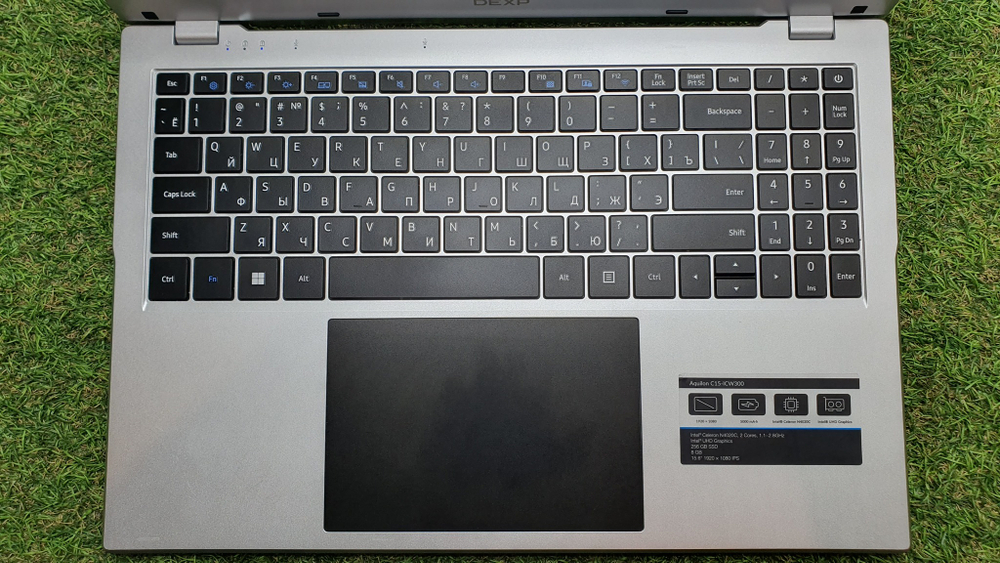 Ноутбук DEXP Celeron/8Gb/FHD/Aquilon C15 C15-ICW300/Windows 11