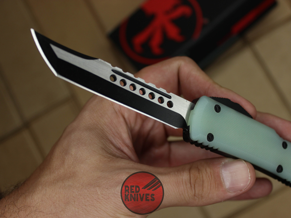 Нож Microtech Ultratech G10 H/E - рукоять светлый G10, клинок хелхаунд RK-347