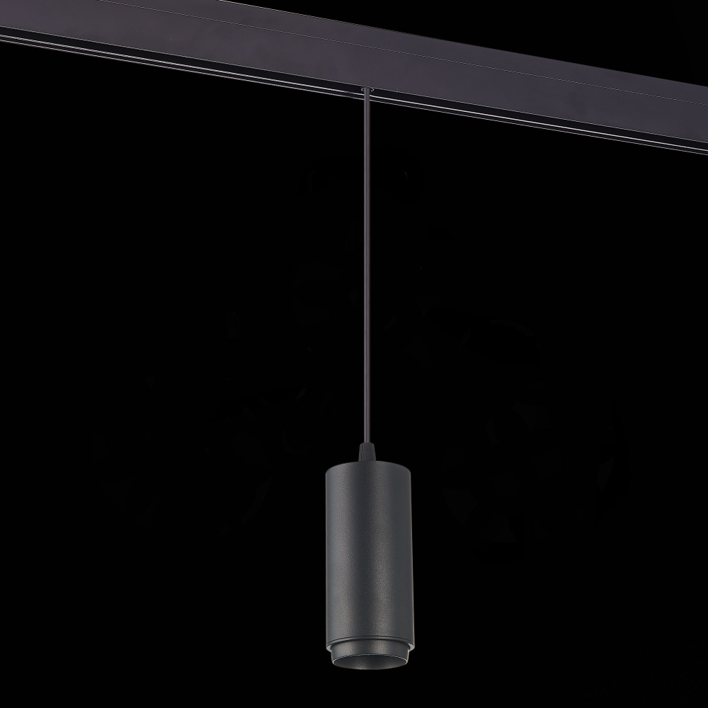 ST357.443.06 Магнитный трековый светильник подвесной ZOOM Черный LED 1*6W 4000K 667Lm Ra&gt;80 10-60° I SKYLINE 48