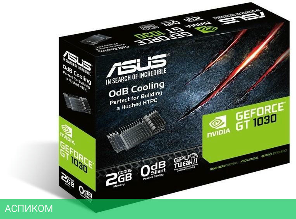 Видеокарта ASUS GT1030-SL-2G-BRK