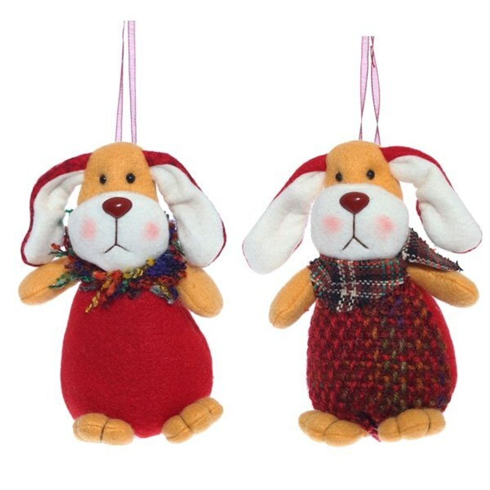 GAEM Новогоднее украшение «Собачка» (блок 12шт), L7 W5,5 H11,5 см, 6в.