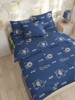 Простынь Сказка "SAFARI" 150х215 см, перкаль