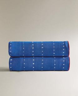 Zara Home - Многофункциональное хлопковое одеяло tie-dye x tensira, синий, 180x240 см