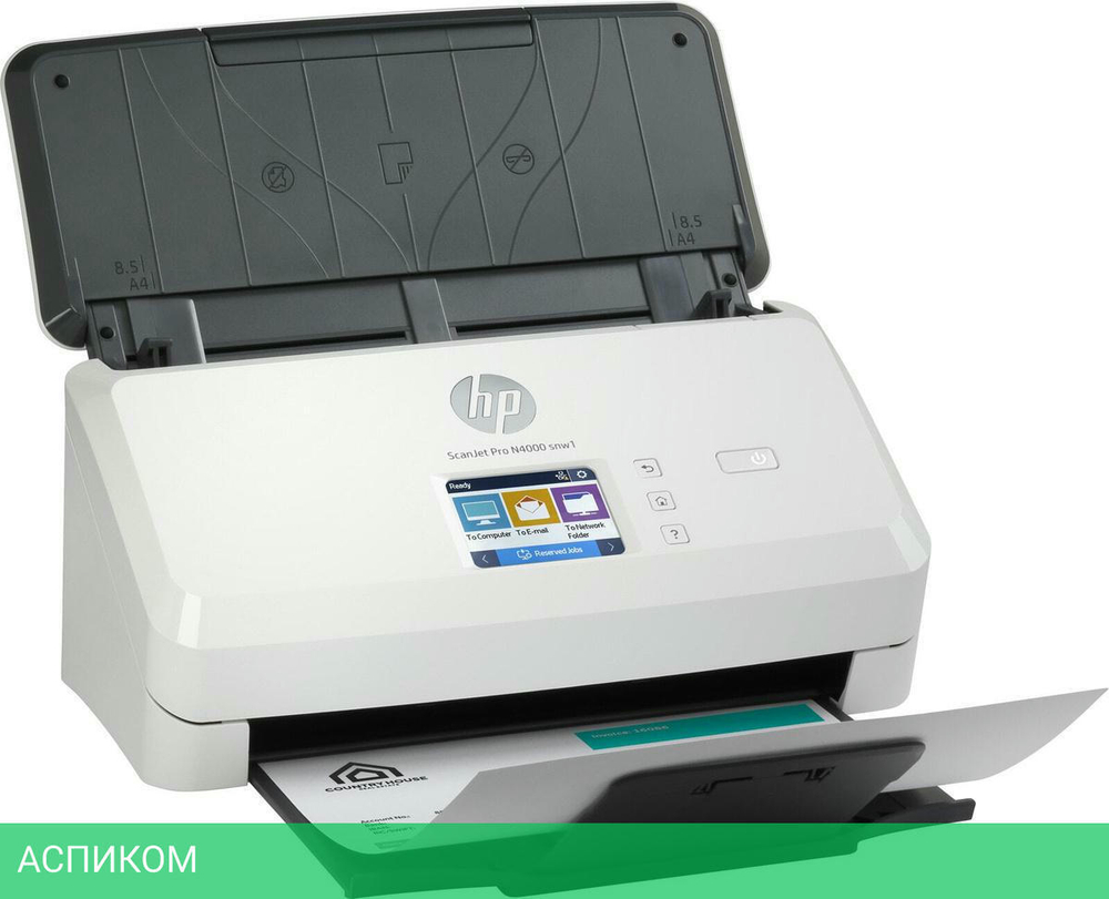 Сканер HP ScanJet Pro N4000 snw1 (6FW08A)