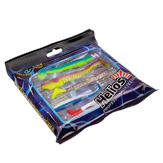 Набор приманок на судака. Река 5шт/упак SET#1 (HS-ZR-SET1) Helios