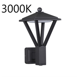 6655/15WL3 NATURE ODL25 673 черный/металл Уличный настенный светильник IP54 LED 15W (12W SMD LED + 3W COB LED) 3000K AC85-265V BEARITZ
