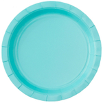 Тарелка бирюзовая 17 см 6 шт