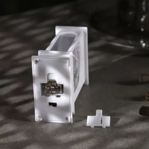 Светодиодный Фонарь со снеговиком 7×13×3.5 см., пластик, батарейки AG13х3, Luazon Lighting (4843936)