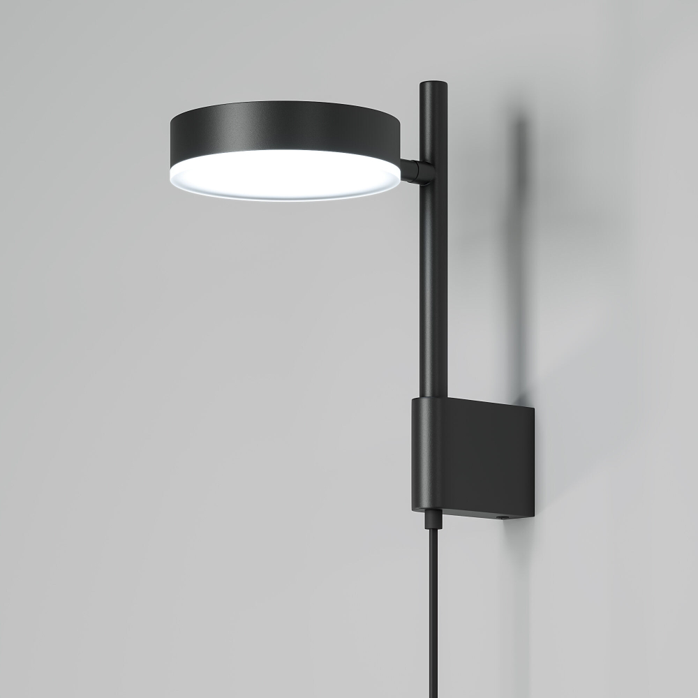 Настенный светодиодный светильник Elektrostandard Tobi 40129/LED черный