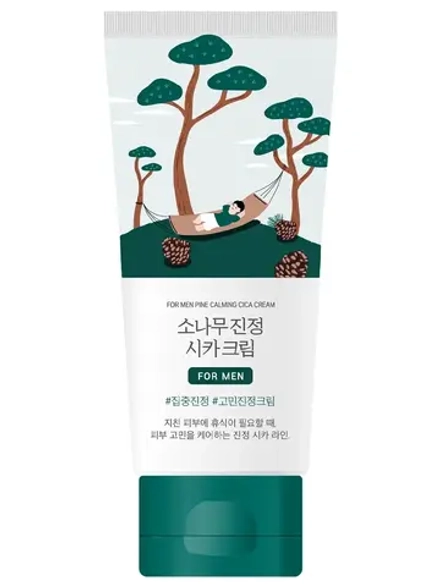 Round Lab Мужской увлажняющий крем с экстрактами сосны и центеллы For Men Pine Calming Cica Cream 75 мл