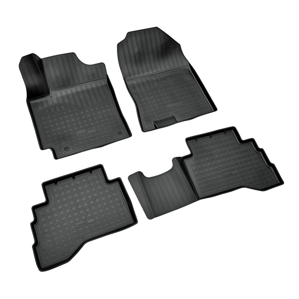 Ковры в салон Norplast для Hyundai Kona 2017-, Черный, 3D, арт.NPA11-C31-374