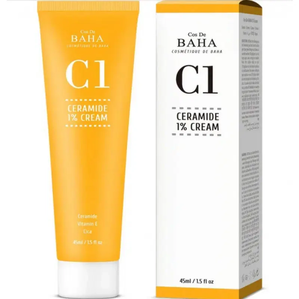 Крем с керамидами Cos De Baha C1 Ceramide 1% Cream, 45 мл