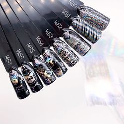 Zoo Фольга для литья переводная Разводы 1463, 4х50см