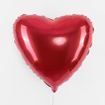 F Шар Сердце 18''/46 см, Красный (БГ-15)