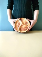 Менажница деревянная сервировочная из кедра для подачи