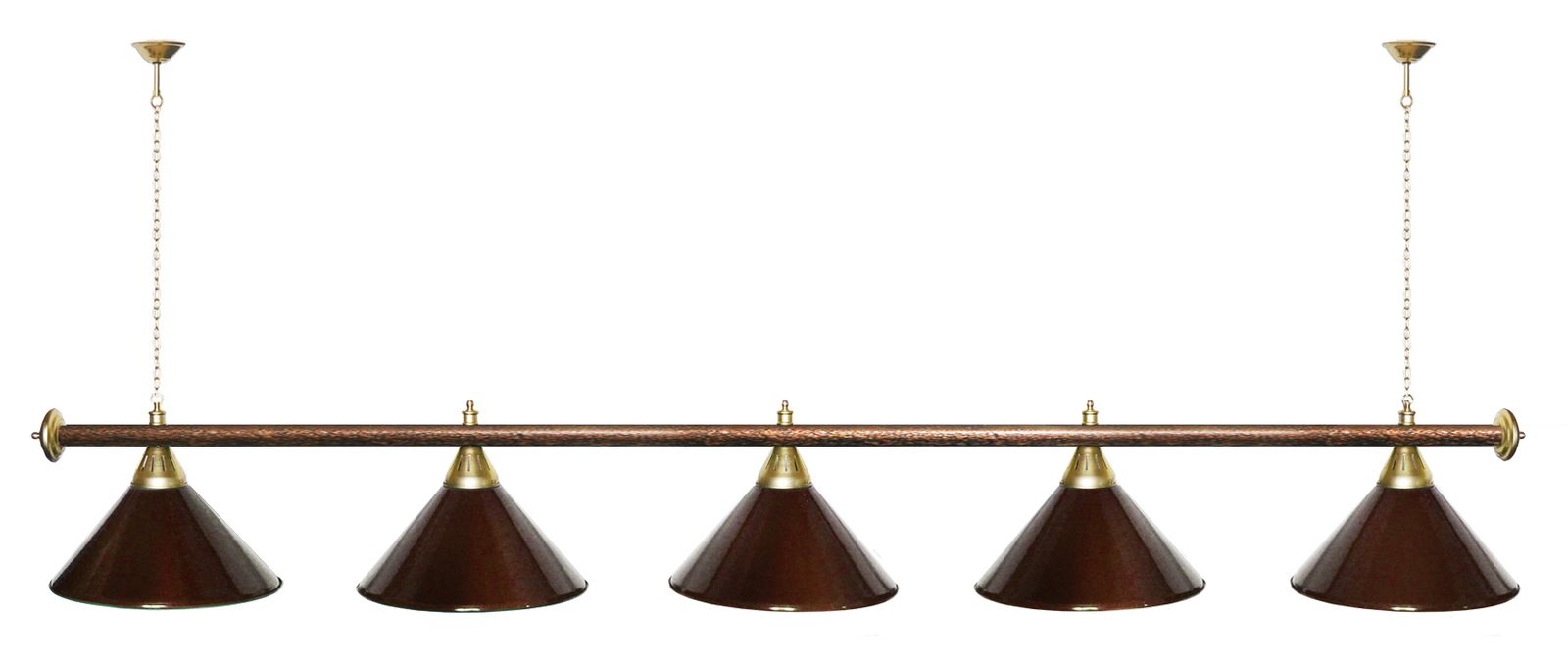 Лампа STARTBILLIARDS 5 пл. (плафоны золотые,штанга золотая,фурнитура золото) фото №59