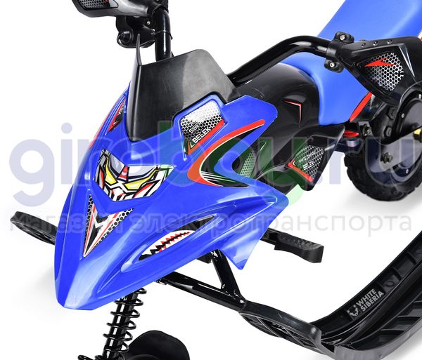 Детский электроснегокат White Siberia BELEK 800W - Синий