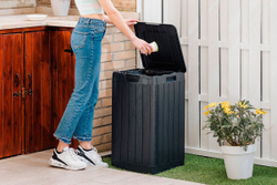 Мусорный бак Toomax Rio Garden Bin antracite