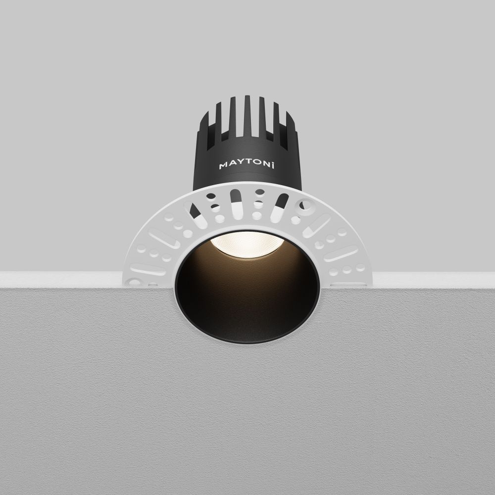 Светильник встраиваемый светодиодный Maytoni   DL120-10W-4K-TRS-B