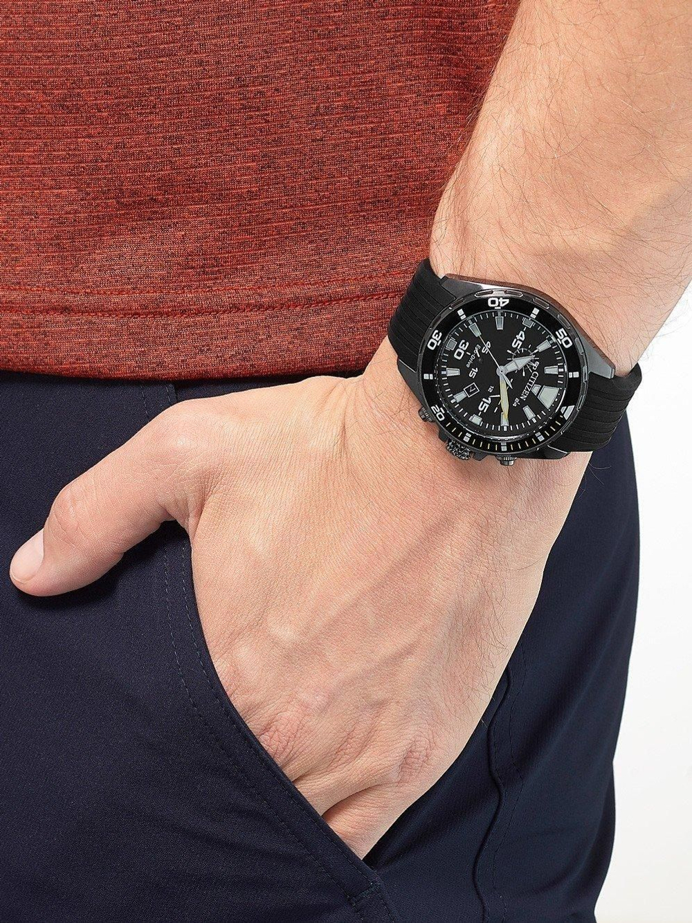 Мужские японские наручные часы Citizen AT2437-13E