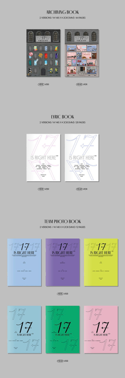 Альбом SEVENTEEN - BEST ALBUM 17 IS RIGHT HERE