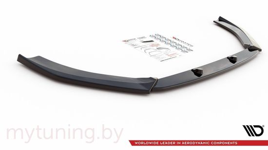 Сплиттер бампера переднего для AUDI RS3 8V Limousine / Sportback рестайлинг (17-...)