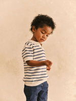 Поло вязаное для мальчика Next 948-960, Светло-бежевый, Синий