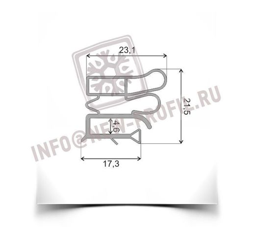 Уплотнитель для холодильника  Electrolux ER 9004 В м.к  580*575 мм (012)