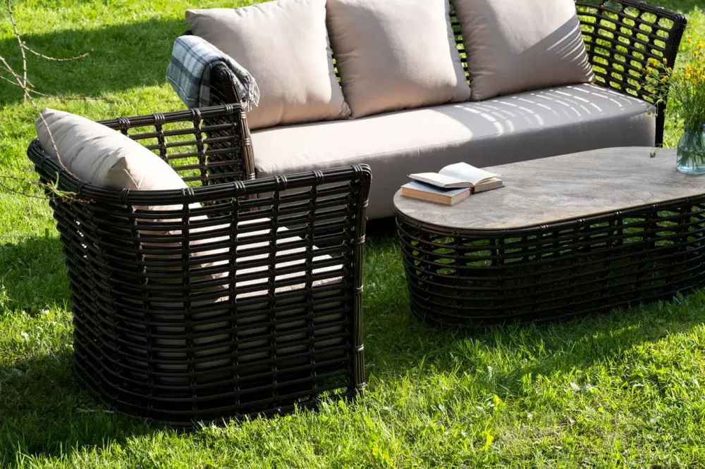 "Валенсия" лаунж-зона из искусственного ротанга, цвет бронзовый