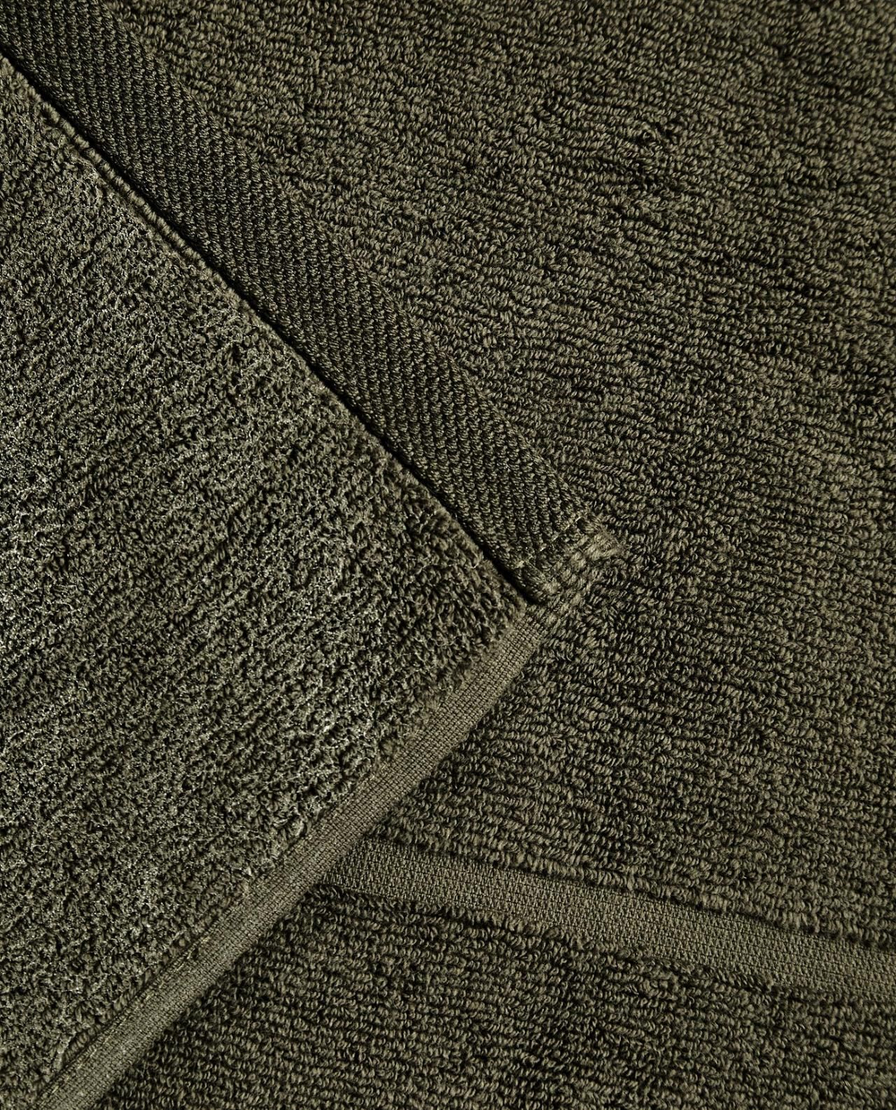 Zara Home - Нескользящий коврик для ванной из хлопка, зеленый, 55x80 см