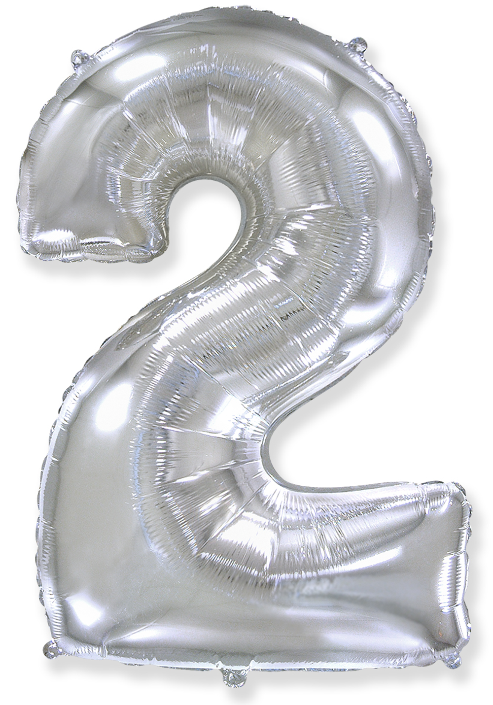 Цифра 2 "Серебро" (40''/102 см)