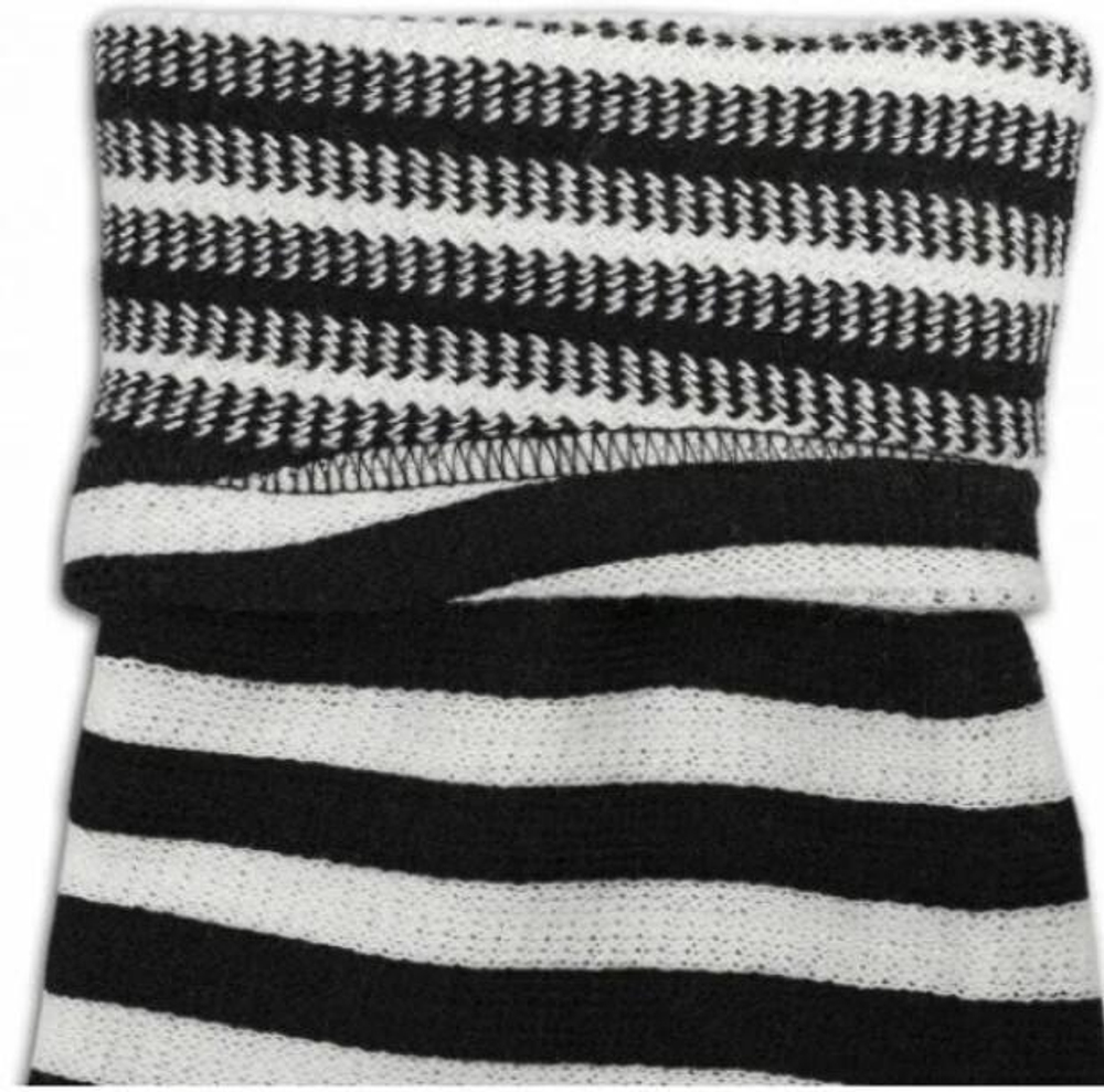 Тельняшка двойной вязки черная полоса