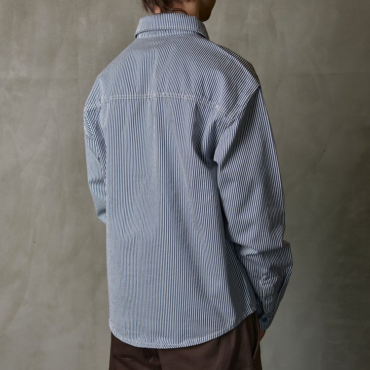 Рубашка мужская Dickies Hickory Long Sleeve Work Shirt 