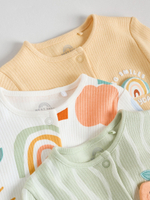 Комбинезон / Cлип для малышей Next W22-555, 3 шт., Желтый, Салатовый