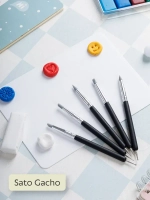 Инструменты для лепки и моделирования набор из 5 стеков дотс для глины, пластилина и мастики черные