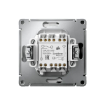 ARTGALLERY 2-клавишный ПЕРЕКЛЮЧАТЕЛЬ, 10АХ, механизм, быстрозажим. клем., ЛОТОС