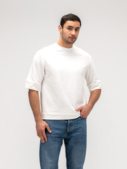 Футболка мужская плотная. Белая