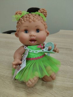 Уценка Пупс Nines 26см PEPOTE с закрывающими глазками (N814G)