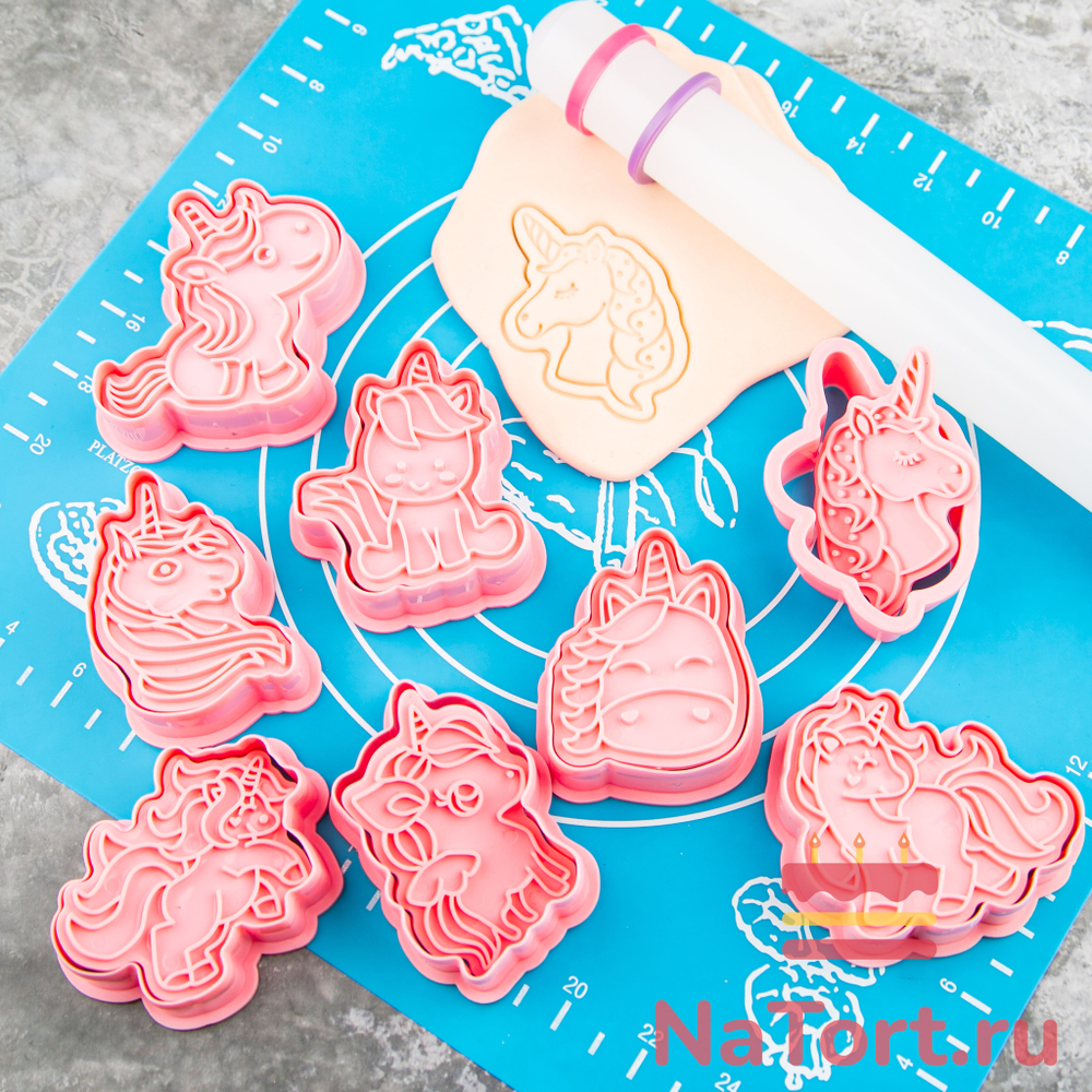 Набор вырубок «Единороги» 8 шт