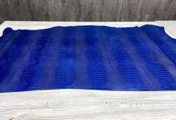 Crocco Bagon Blue (0,8-1,0 мм), цв. Синий, натуральная кожа