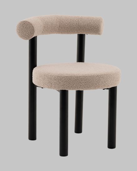 Стул обеденный Tomo бежевый букле