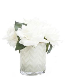 Букет роз цвета шампань в вазе "ёлочка", Cote Noire