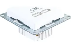 Розетка USB Systeme Electric ATLASDESIGN двойная 2100мА белая 35959