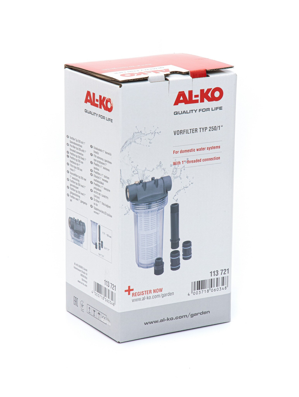 Фильтр предварительный AL-CO/Geos 250/1" для насосов