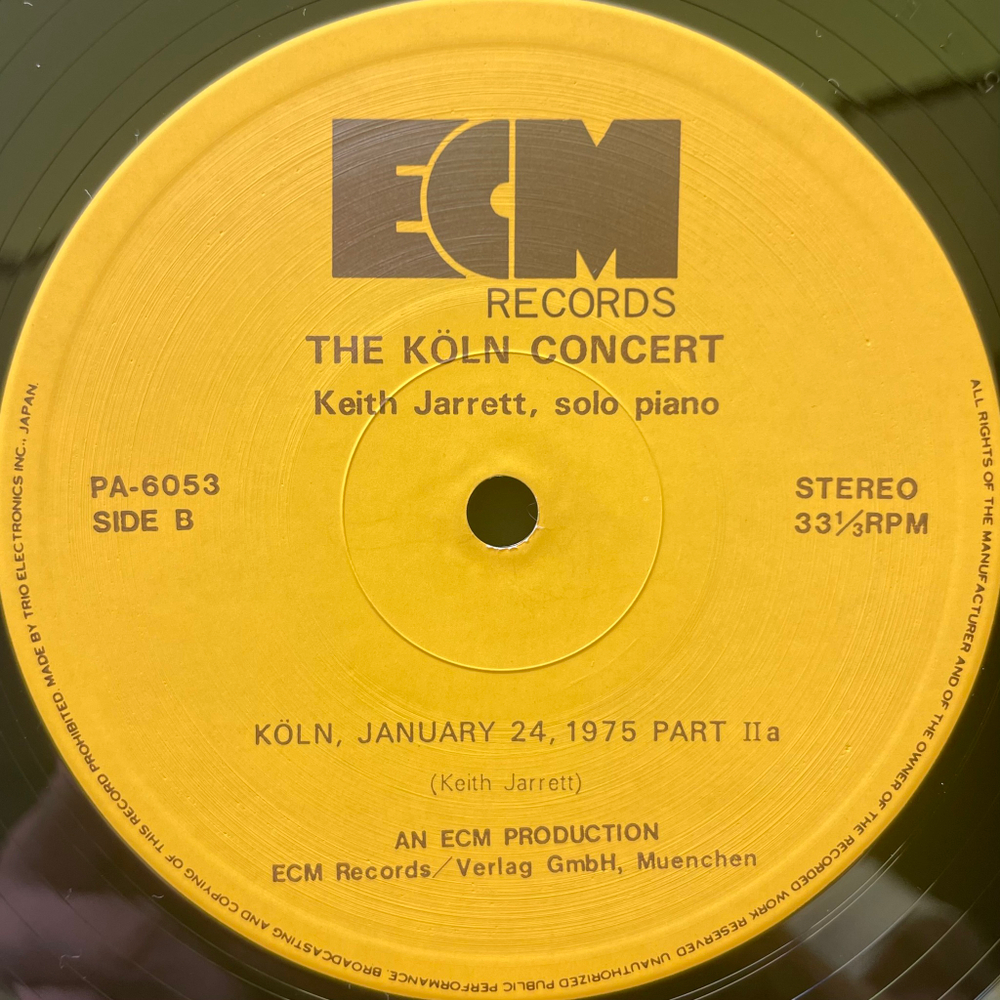 Keith Jarrett - The Köln Concert 2LP (Япония 1975г.)