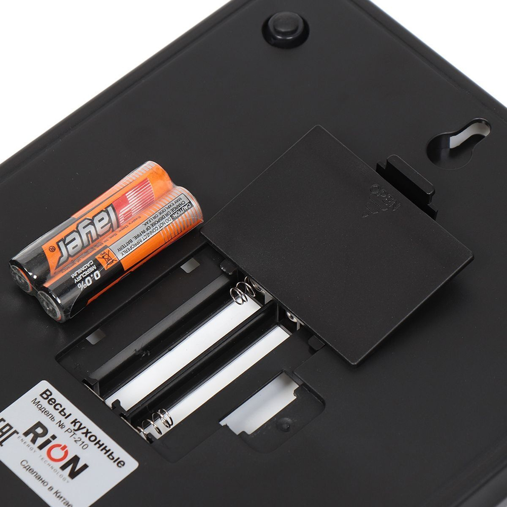 Весы кухонные электронные, стекло, Rion, PT-210, платформа, точность 1 г, до 5 кг, LCD-дисплей, белые, PT-210