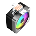 Кулер для процессора Ocypus Delta A40 EX BK ARGB, 120mm ARGB FAN, 4 HEAT PIPES, 4-PIN PWM, 500-1800 RPM, 29DBA